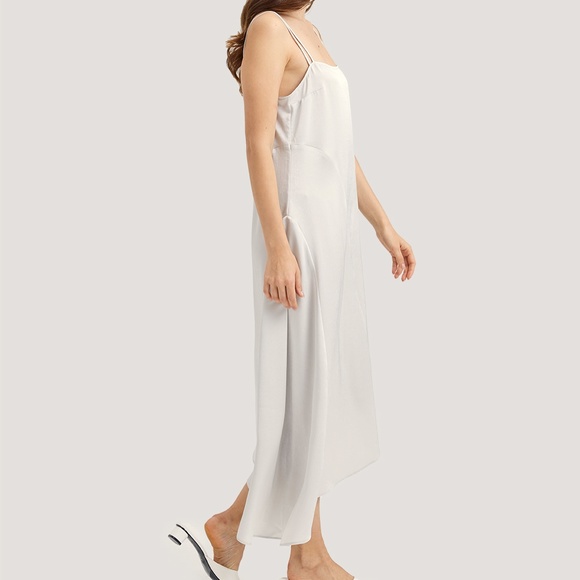 NAP Double Strap Slip Dress in Pearl River - Picture 4 of 6